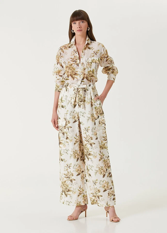 Zimmermann Golden Relaxed Pocket Pants