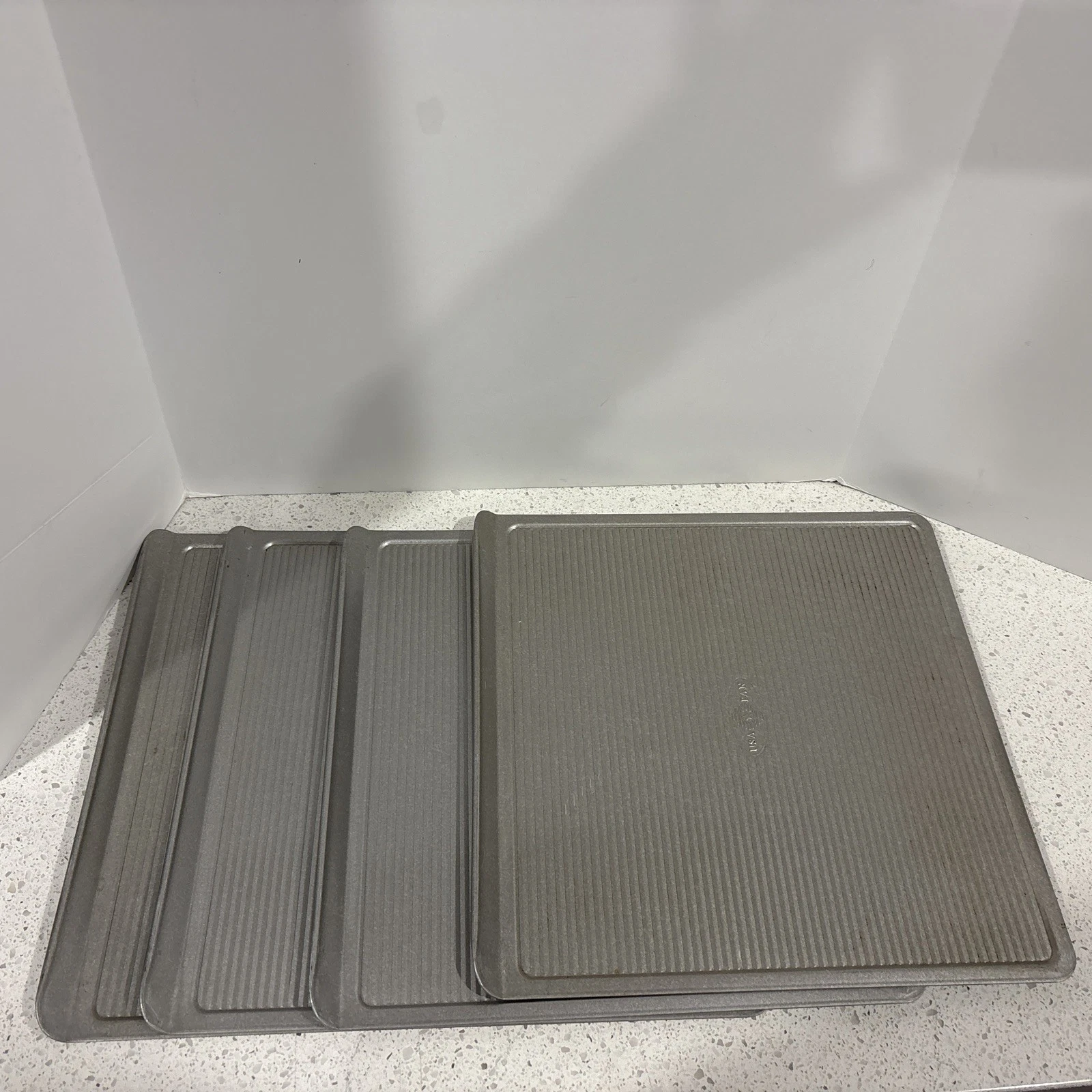 USA Pan Bakeware Cookie Sheet, Small, Warp Resistant Nonstick (4)
Opens in a new window or tab