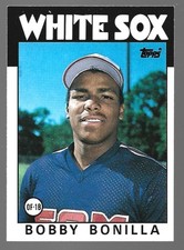 1986 Topps #12T Bobby Bonilla rookie Chicago White Sox