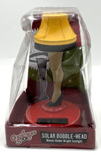 Solar Bobble Head Leg Lamp A Christmas Story Red Base Ruz NIP