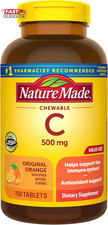 Nature Made Chewable Vitamin C 500 Mg, Dietary Vitamin C Supplement for Immune S