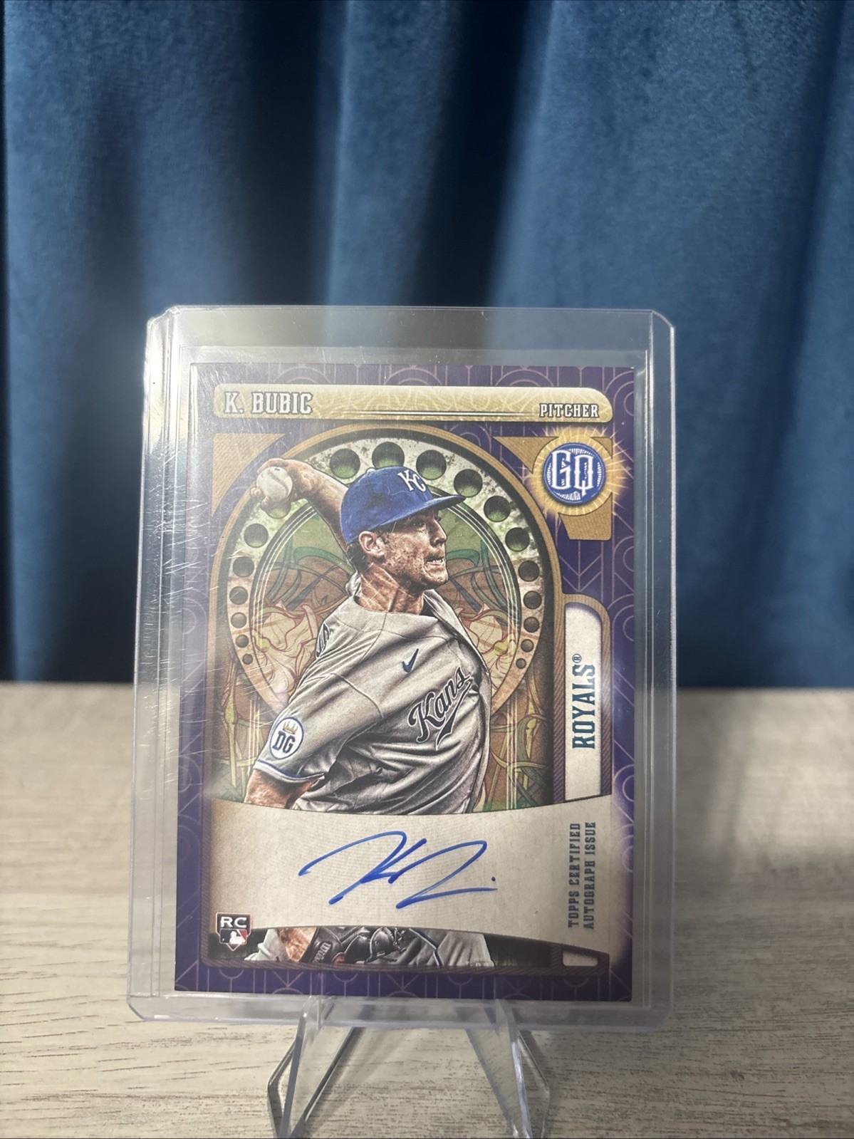 2021 Topps Gypsy Queen - Gypsy Queen Autographs Kris Bubic #GQA-KB Indigo...
