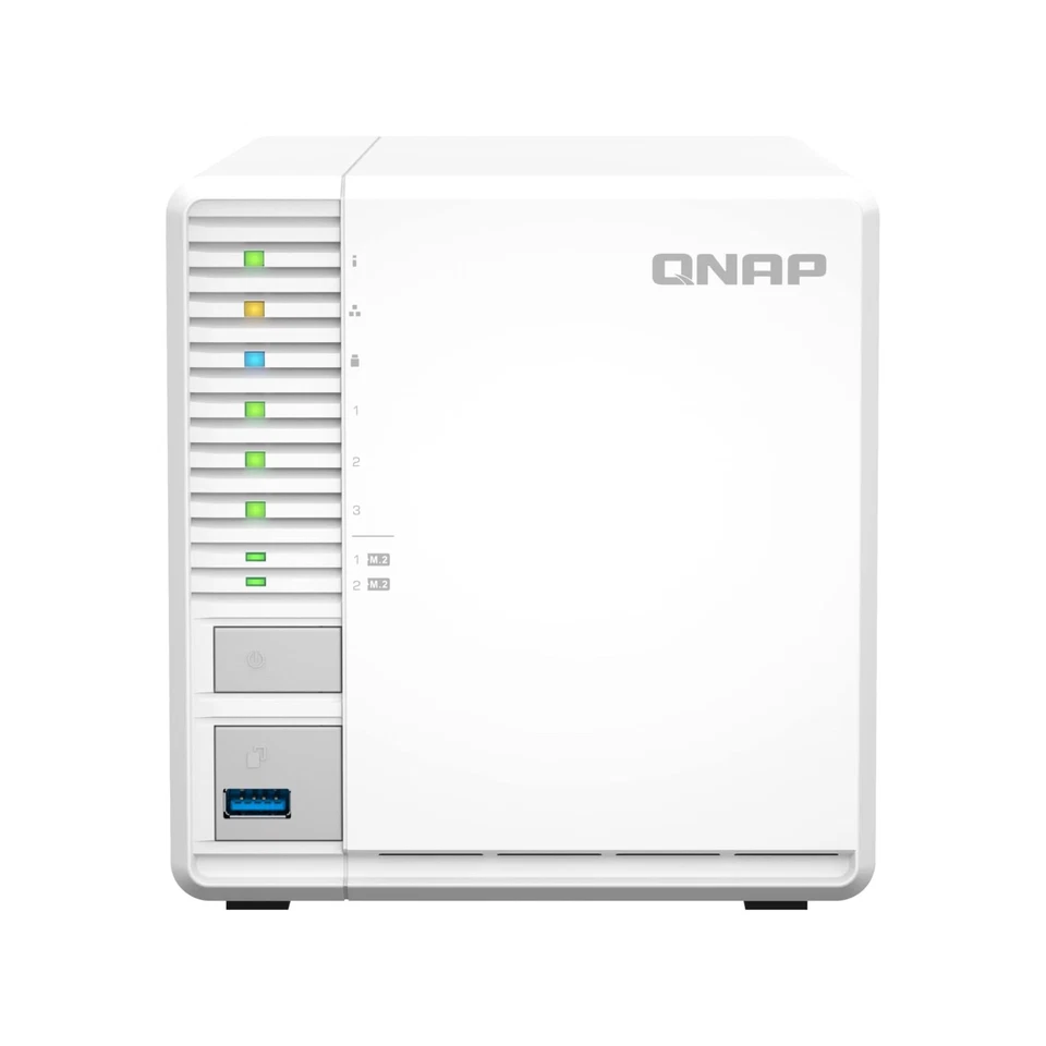 QNAP TS-364-8G 3 Bay High-Performance Desktop NAS with 2.5GbE and M.2 SSD - Image 2 of 4