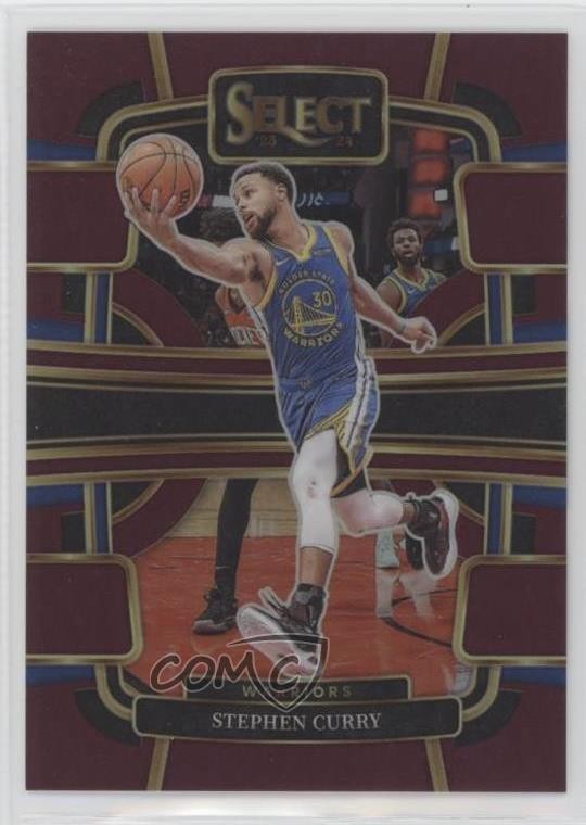 2023-24 Panini Select Concourse Maroon Prizm 160/175 Stephen Curry #56 16p1