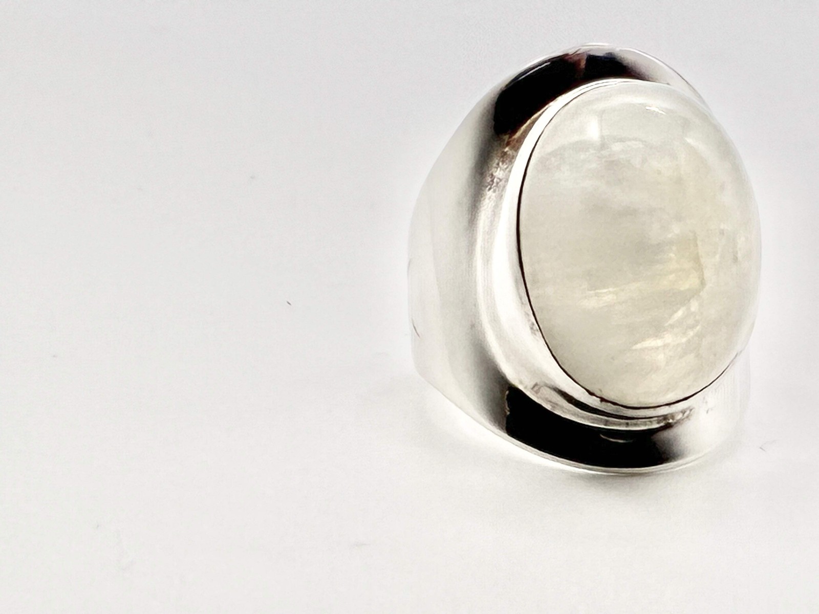 Arya 925 Sterling Silver Statement Ring – Size 8 - image 4