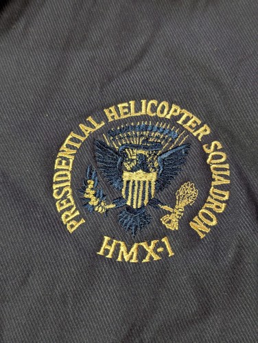 Vintage 90s Presidential Helicopter Squadron HMX-1 Jacket Large - Picture 2 of 6