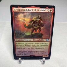 Erkenbrand, Lord of Westfold #123 Lord of the Rings Foil Mint /NM