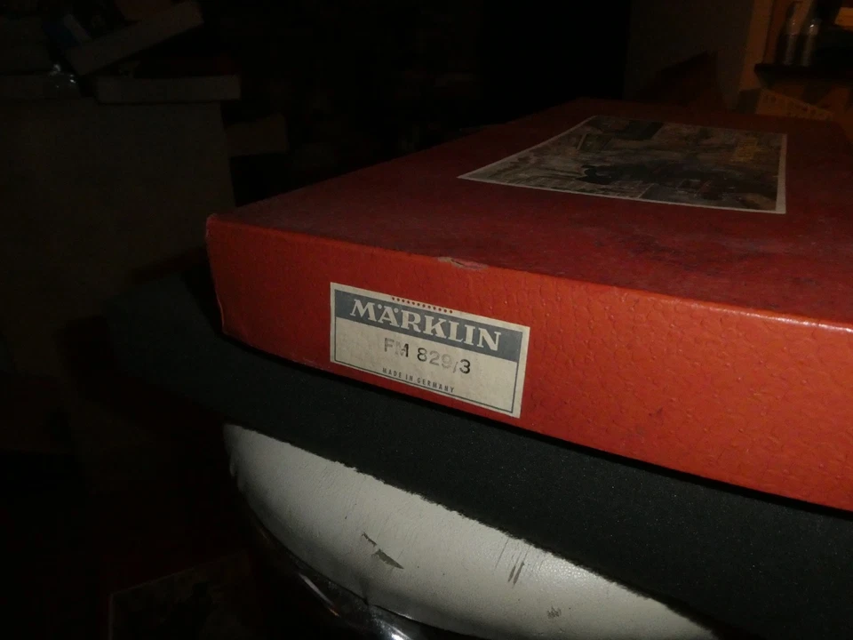 Märklin H0 FM 829/3 Personen Zug - Set mit Dampf-Lok mit Tender 60ies Top - Bild 3 von 3