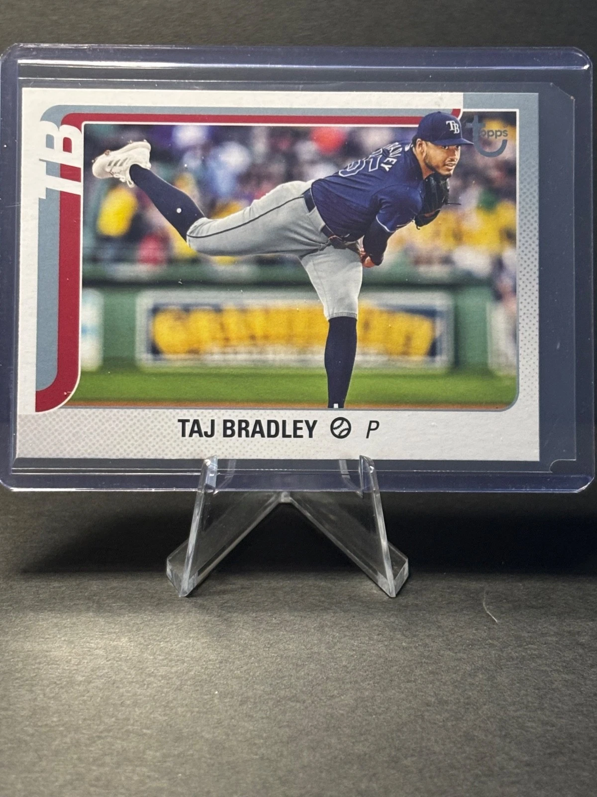 2025 Topps Series 1 Taj Bradley Vintage Stock SP 35/99 Tampa Bay Rays SP