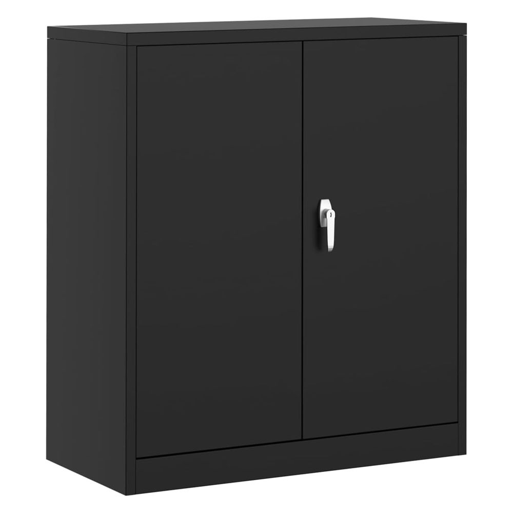 Metal Storage Cabinet with Locking Doors Heavy Duty Steel Garage Cabinet