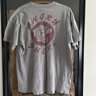 Vintage University Of Oregon Angry Ducks Water Print Pocket T Shirt Mens XL
