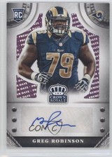 2014 Crown Royale Rookie Signatures Premier Date 11/14 Greg Robinson Auto 0f8