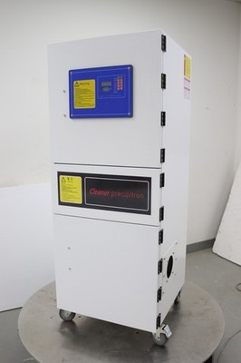 220V Industrial Dust Collector Mobile Pulse Jet Bag Filter with 2 Cartridges, 2