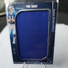 Phil Simms 2025 Panini Silhouette Jumbo Memorabilia 29/99 #JM-PSS Giants