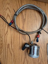 AutoMeter 5412 Pro-Comp 2-5/8" Fuel Pressure gauge 100 Psi w/ line & chrome cup