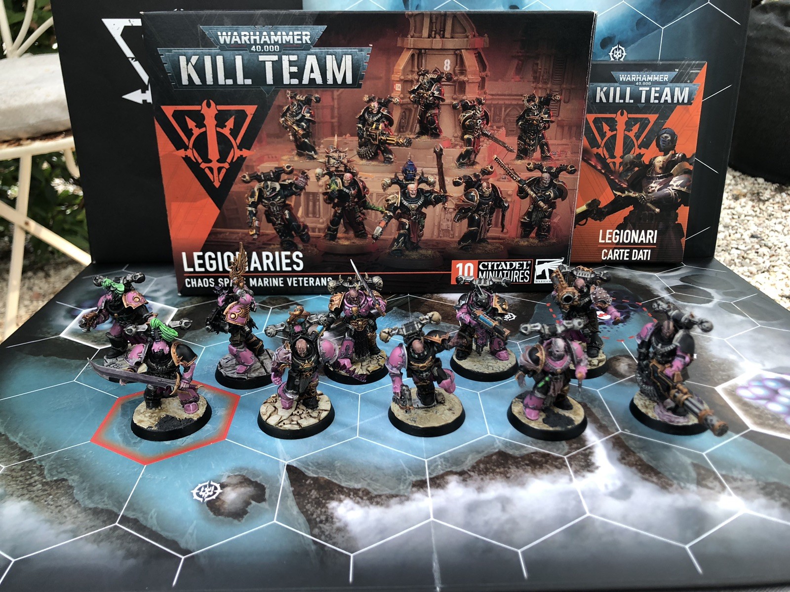 Warhammer 40k Kill Team Legionari Del Chaos Pro-painted Emperor’s Children Kit-b