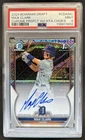 2023 Bowman Draft Max Clark Chrome Auto HTA Choice Refractor 1st #/150 PSA 9