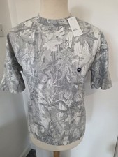 Hollister Mens Boxy Heavyweight Crop T-Shirt | Medium | Green | New | RRP £22.95