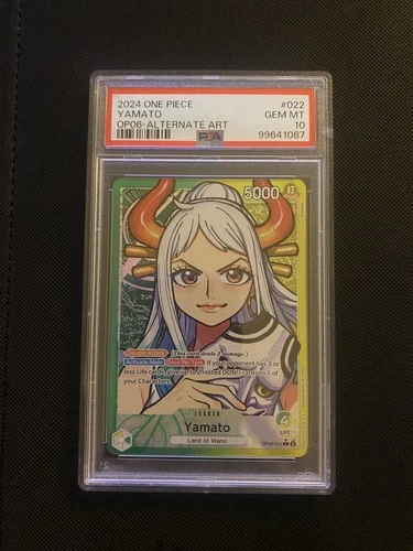 Yamato OP06-022 Alternate Art Leader English PSA 10
