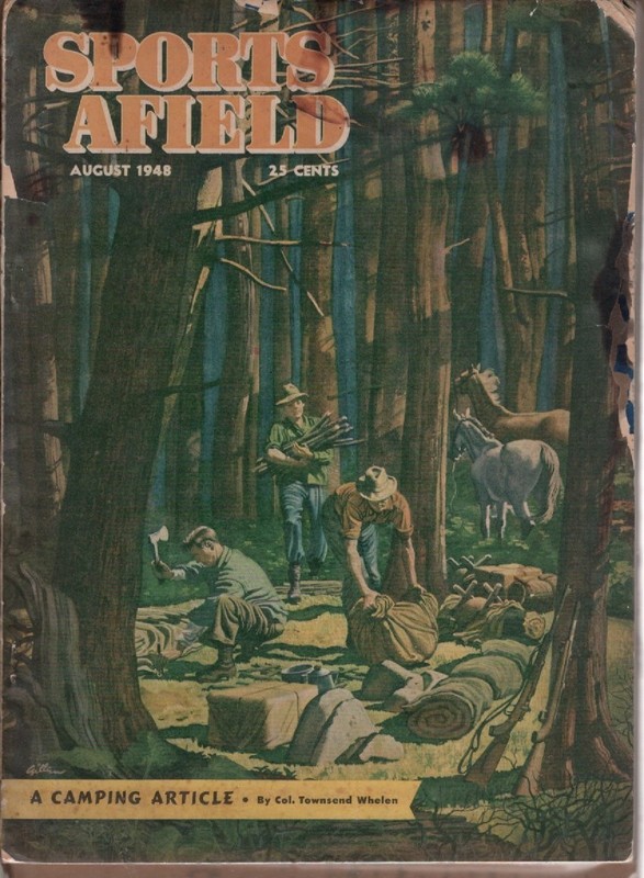 VINTAGE AUGUST 1948  SPORTS AFIELD   MAGAZINE
