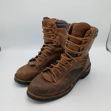 Danner Quarry USA 8" Leather Work Boots Men's 9.5 Insulated 400G Waterproof