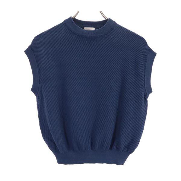 AMERI UNDRESSED Rayon Blend Knit vest Navy system… - image 1