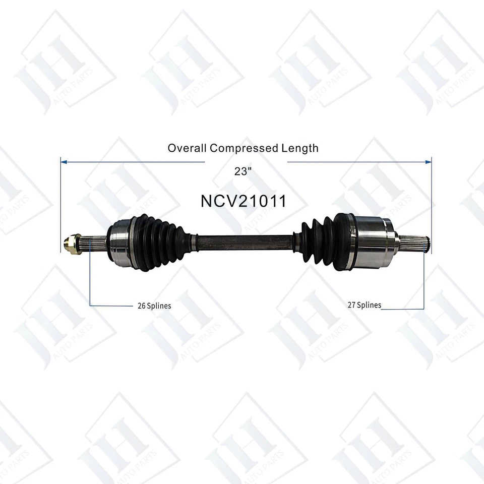 Junta de eje CV conductor delantero izquierdo original para 1986 1987 1988 1989 Acura Integra Foto 2 de 4