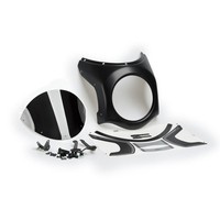 Puig SEMI-FAIRED Screen FUR Triumph Street Twin 16-22 SCHWARZ-SCHWARZ