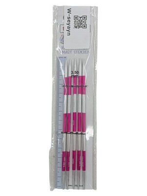 KnitPro SmartStix Nadelspiel 3,50 mm Stricknadeln Aluminium 14 cm
