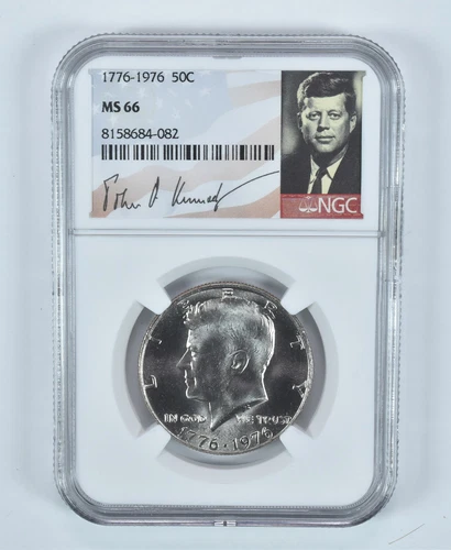 1976 Kennedy Half Dollar MS66 NGC Special Label *9948