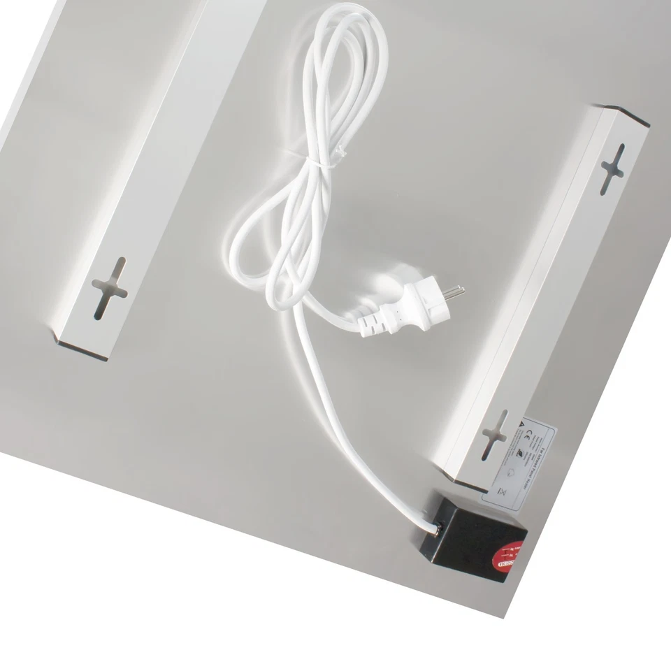 Chauffage infrarouge en verre Panneau chauffant 450 W Radiateur infrarouge Mural - Photo 3/4