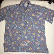 Reyn Spooner Men's Hawaiian Shirt Pullover Floral Vintage - Flaw