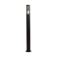 Pollerleuchte AußEnstehlampe Wegeleuchte Edelstahl Gartenlampe Schwarz H 100 Cm