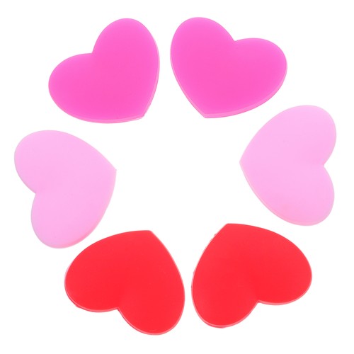 6Pcs Tennis Racket Vibration Dampeners Heart Shape Silicone Dampeners - Picture 11 of 12