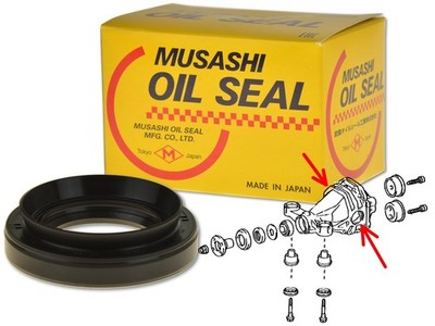 Oil Seal Rear Differential on Driveshaft Musashi Japan 38x63x10x16.5 90311-38071