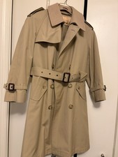 Vintage BURBERRY Trench Coat Kids BOY Size 12 - detachable lining and collar