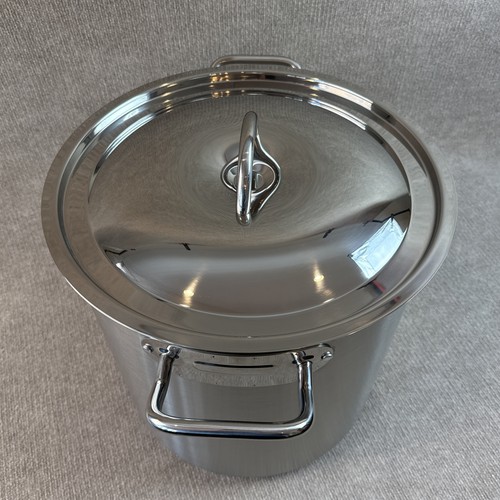 Nuova Eneron Turbo Pot 39 Qt Stock Pot con Coperchio Commerciale Ristorante Acciaio Inox - Foto 18 di 22