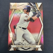 Chase DeLauter 2022 Bowman Draft Invicta Red Refractor /5 Guardians 26412
