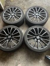 MSW (by OZ) 30 Gloss Black Polished 18 Inch Set of 4 alloy wheels