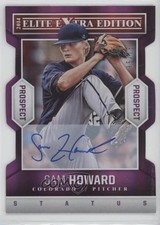 2014 Panini Elite Extra Edition Prospects 35/75 Sam Howard #53 Auto 0af