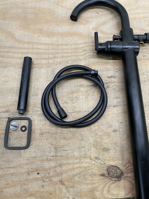 #ad Delta T4759 BLFL Trinsic Floor Mounted Tub Filler Matte Black *PARTS ONLY* $279.99