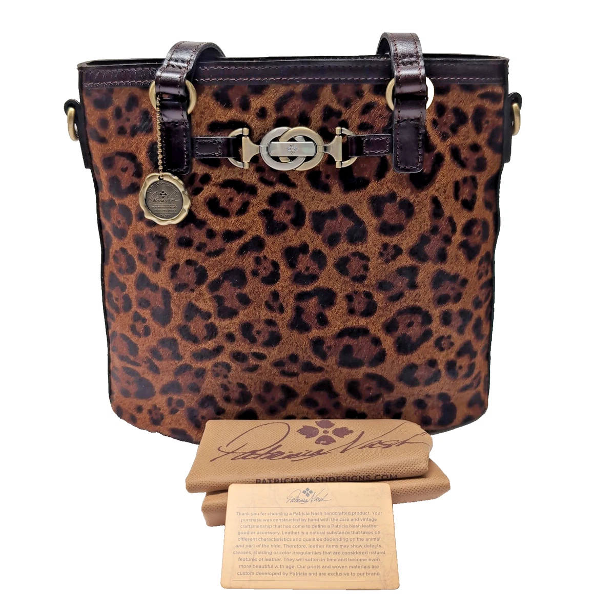 Patricia Nash Animal Print Leather Exterior Bags & Handbags 