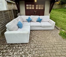 Grey Corner Sofa In Great Condition