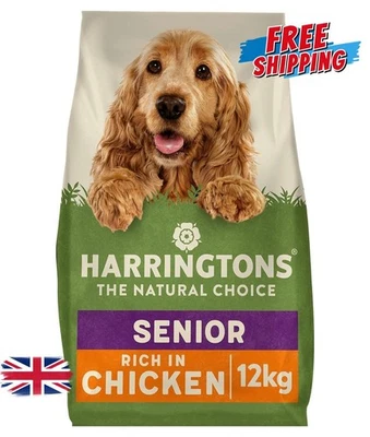 Harringtons Dry Dog Food Senior Weight Control Light Dog Food Chicken 12KG