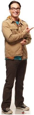 THE BIG BANG THEORY LEONARD LIFESIZE CARDBOARD STANDUP STANDEE CUTOUT POSTER NEW