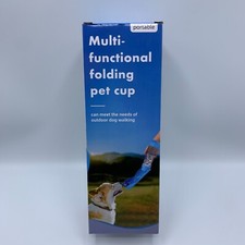 Portable Dog Water Bottle Treat Food Container Pet Bags Travel Dispenser PINK