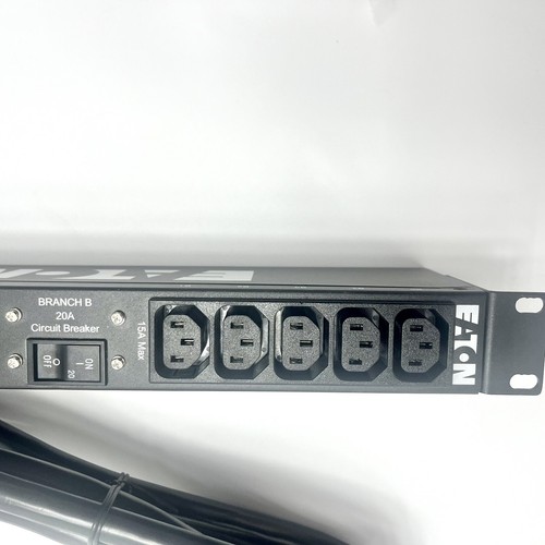 Eaton PDU ePBZ91 Basic Rack ePDU 10 Outlet 200-250, 24A, 1U Horizontal Mount - Afbeelding 5 van 7