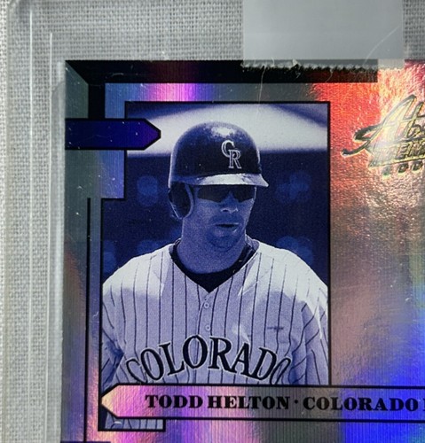 2004 Donruss Absolutely Ink AI-116 Todd Helton Auto 5/5 Rockies HOF - Picture 4 of 7
