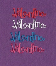VALENTINE heart die cuts scrapbook cards