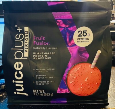 Juice Plus+ PERFORM - FRUIT FUSION - Plant-Based Protein Shake (21.1oz) - NEW!